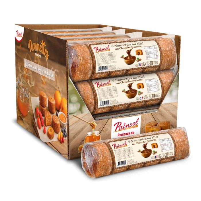 Colis de 12 rouleaux de Nonnettes 150g Chocolat