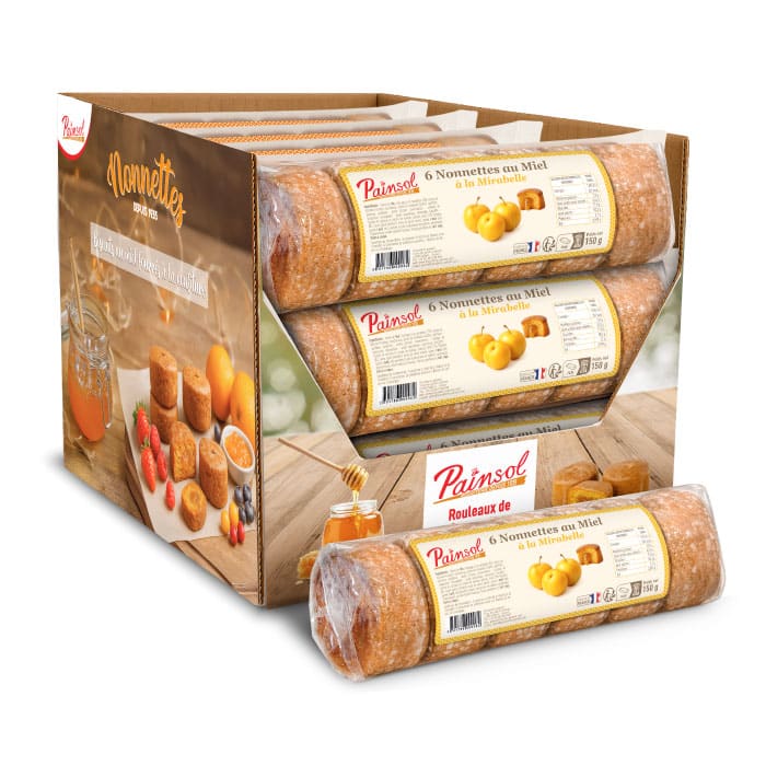 Colis de 12 rouleaux de Nonnettes 150g Mirabelle