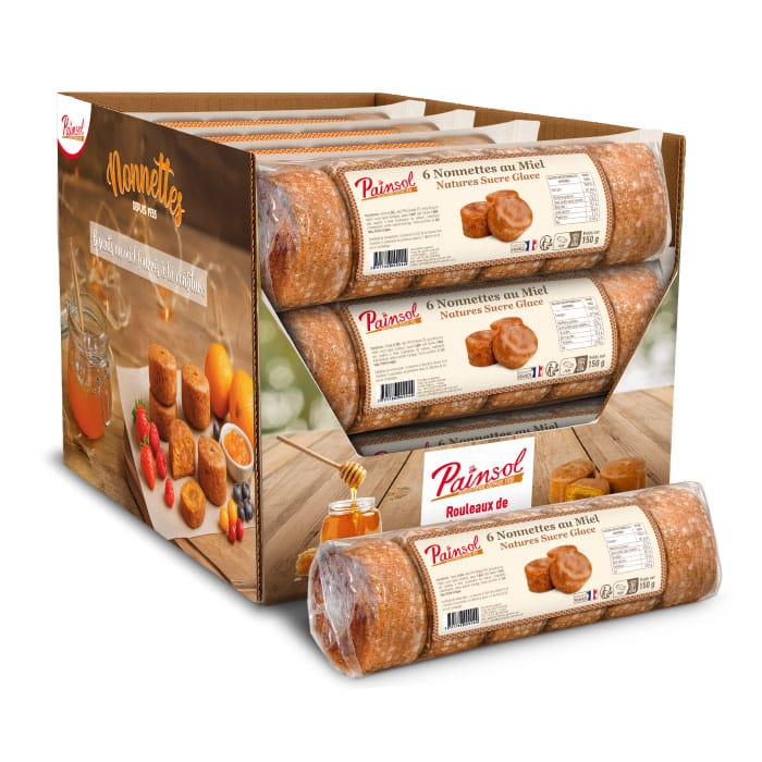 Colis de 12 rouleaux de Nonnettes 150g Nature Glacées